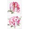 Obviously Pink B by Lisa Audit 14" x 14" Canvas Wall Art (Set of 2)